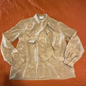 Vintage Saks Fifth Avenue Silk Blouse